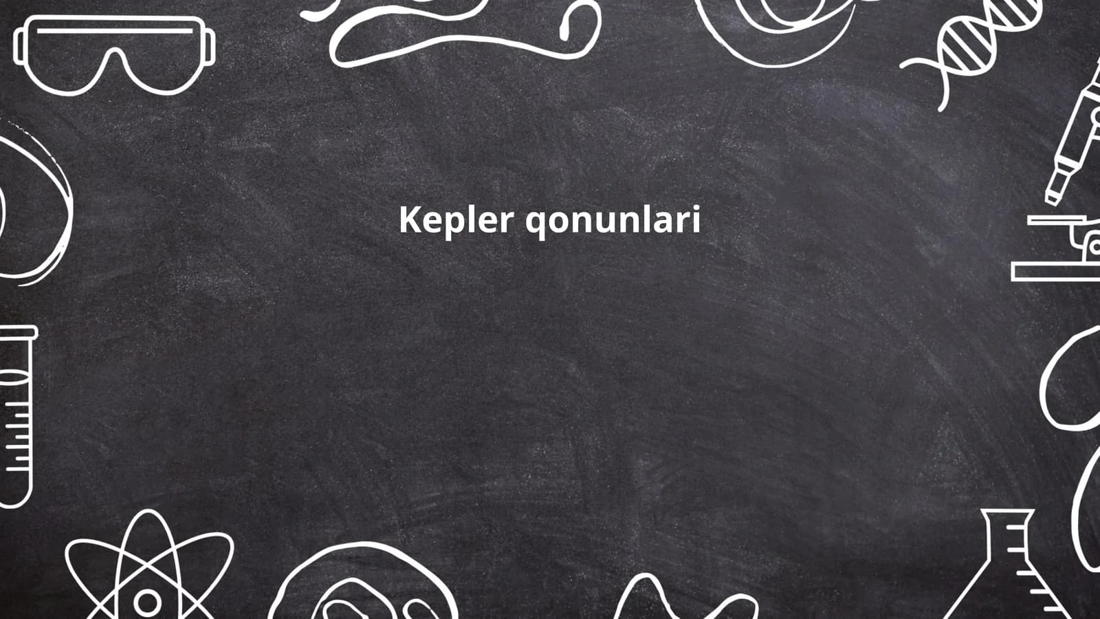 Kepler qonunlari