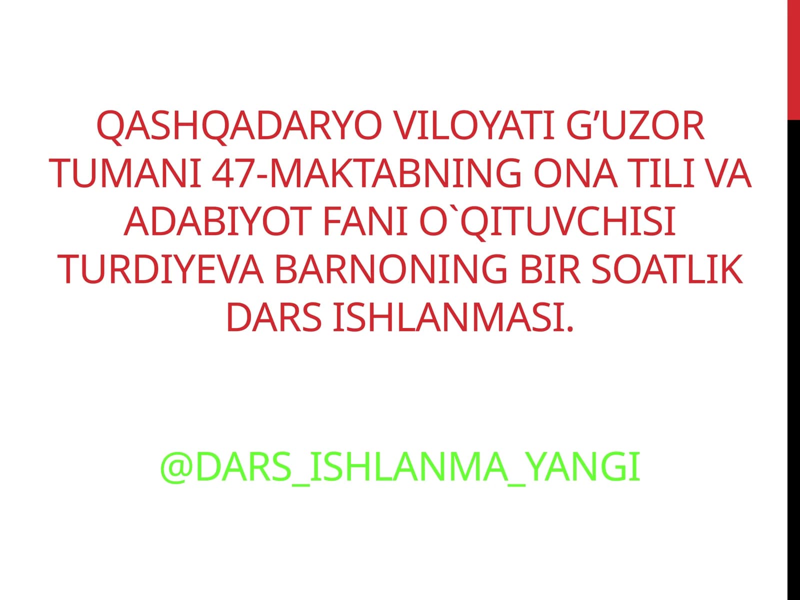 QISSASI RABG’UZIY