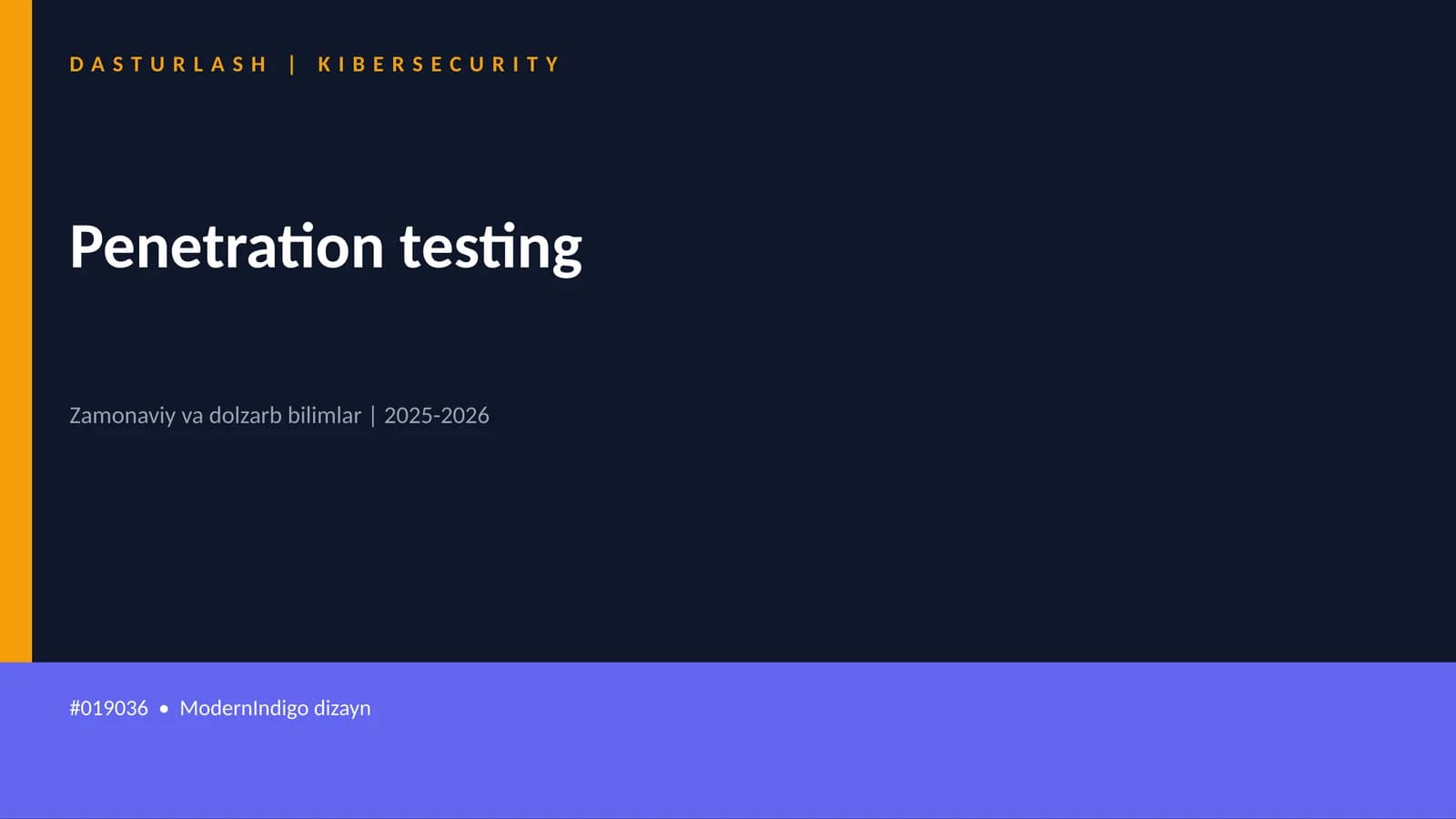 Penetration testing