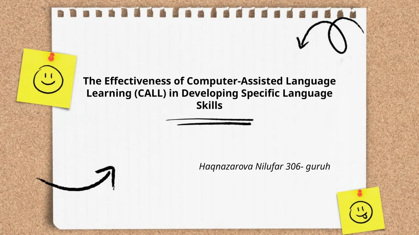 The Effectiveness of Computer-Assisted Language Learning (CALL) in Developing Specific Language Skills