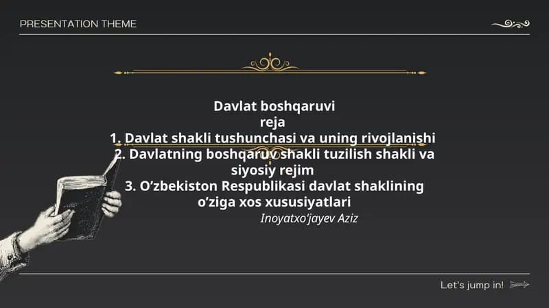 Davlat boshqaruvi