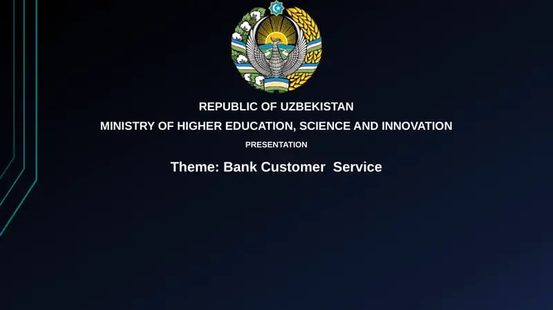 Bank Customer Service