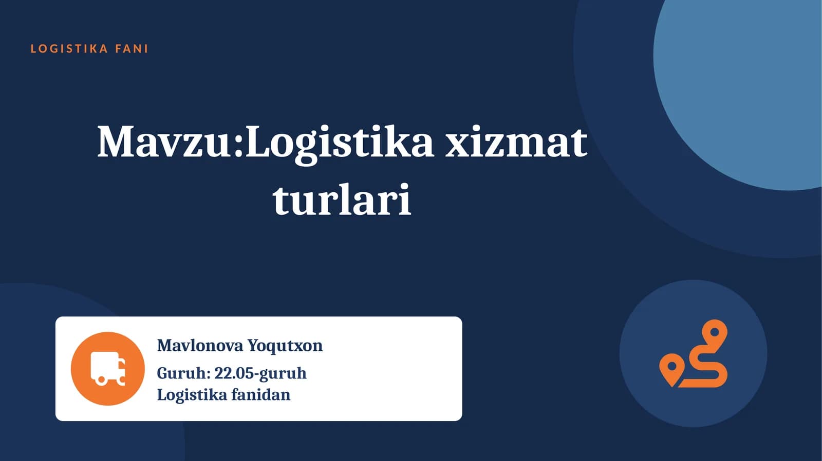 Logistika Fani