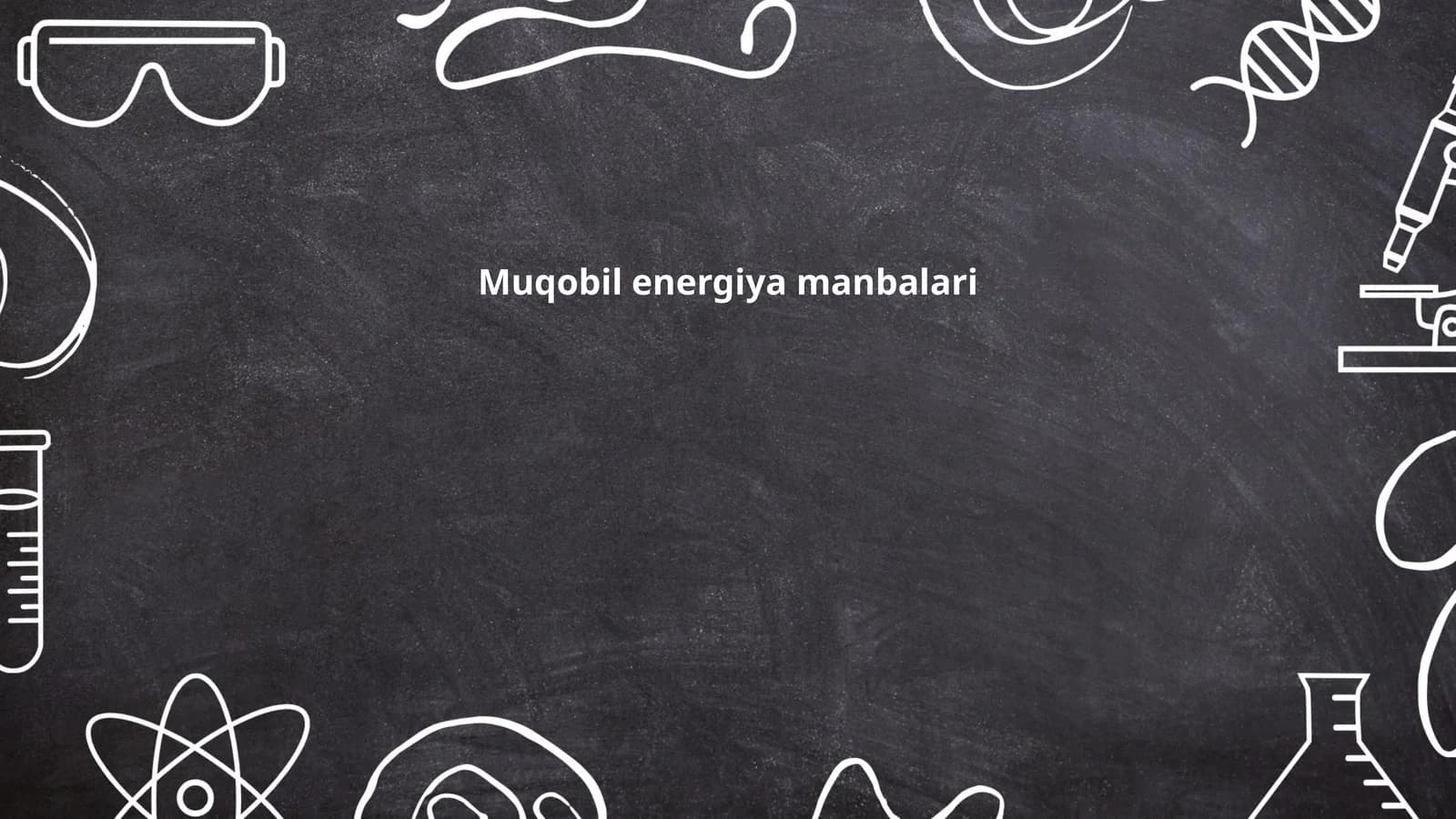Muqobil energiya manbalari