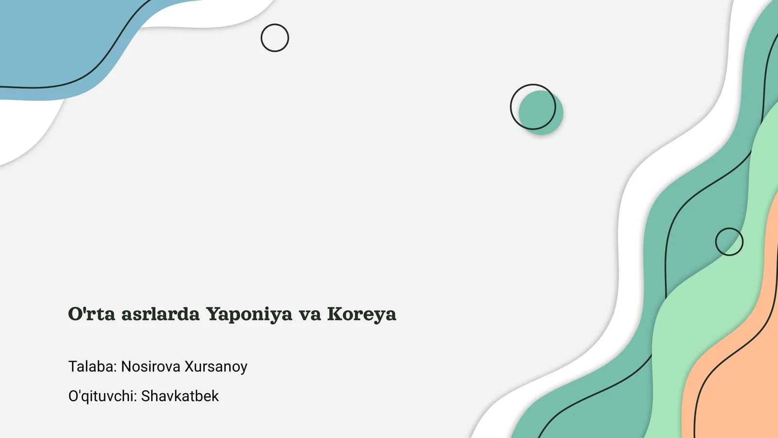 O'rta asrlarda Yaponiya va Koreya