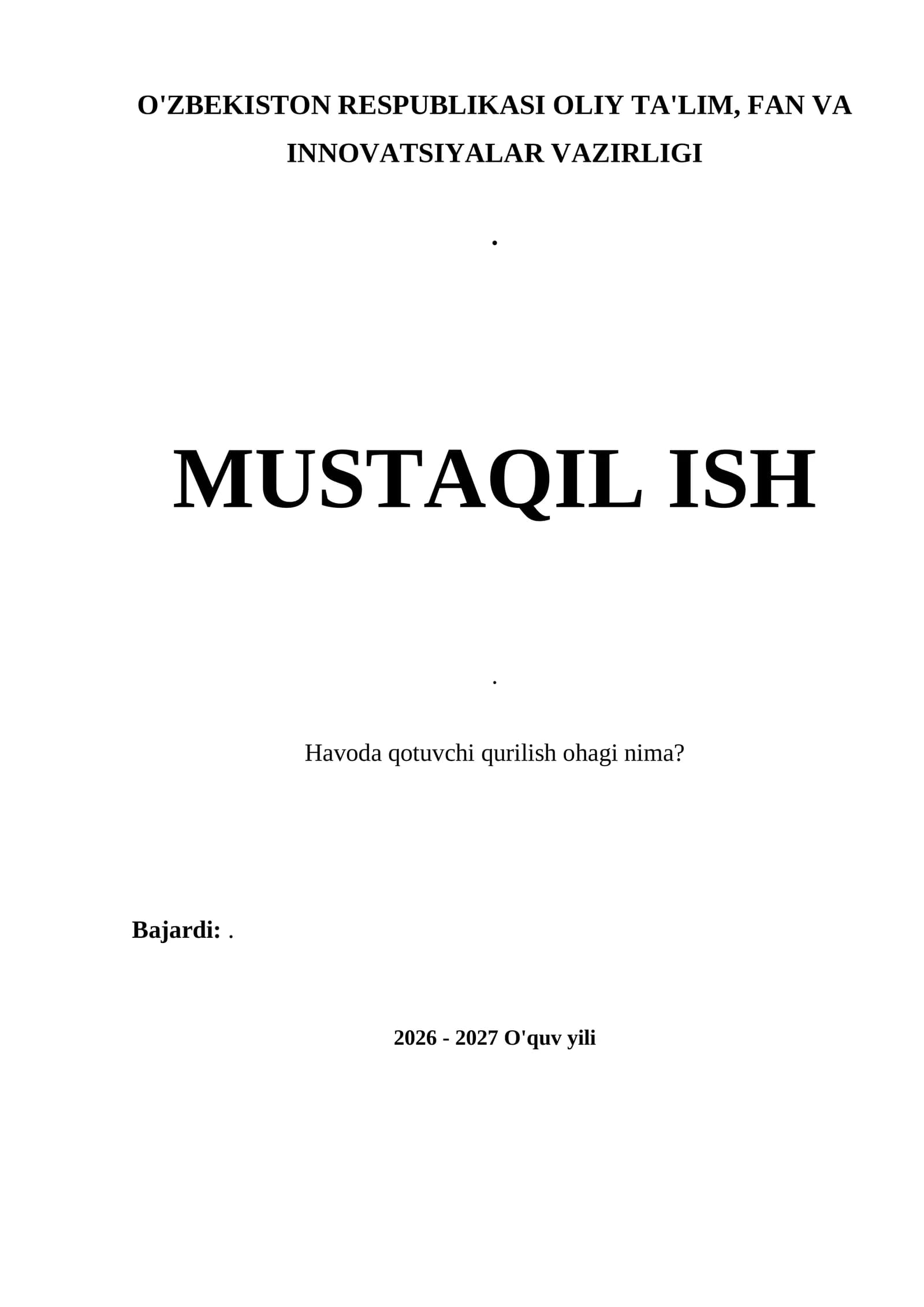 Havoda qotuvchi ohakning ta'rifi va turlari