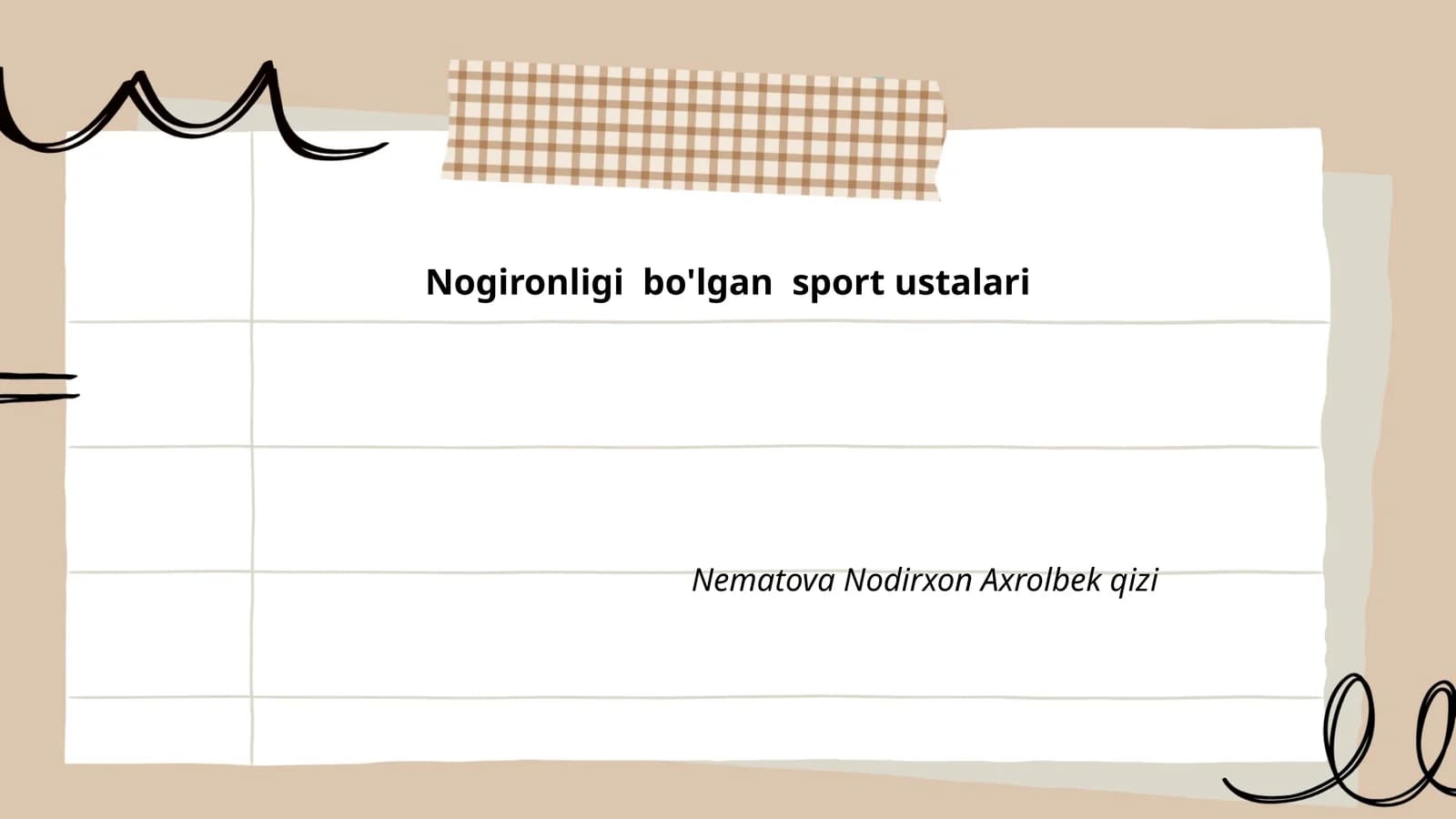 Nogironlar sporti tarixi