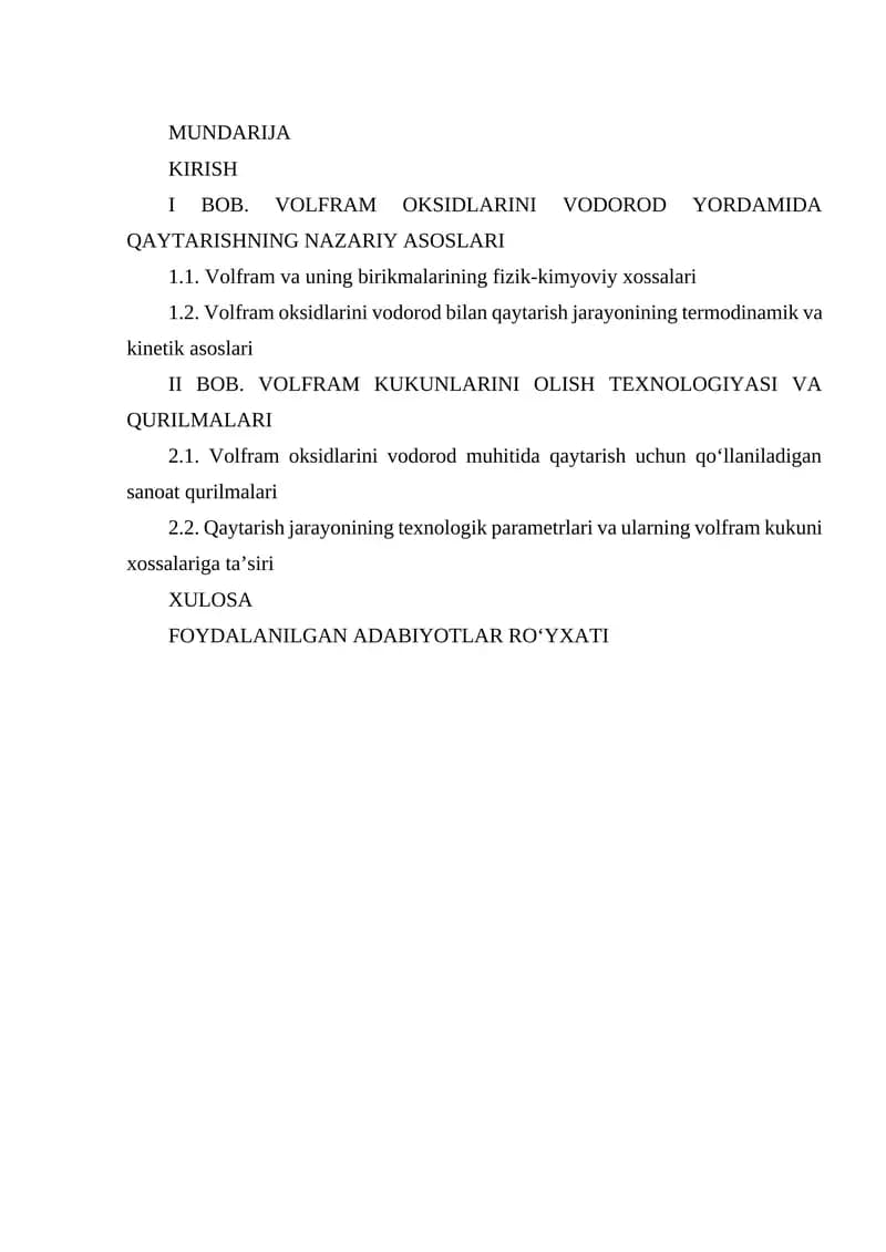 Volfram oksidlari​