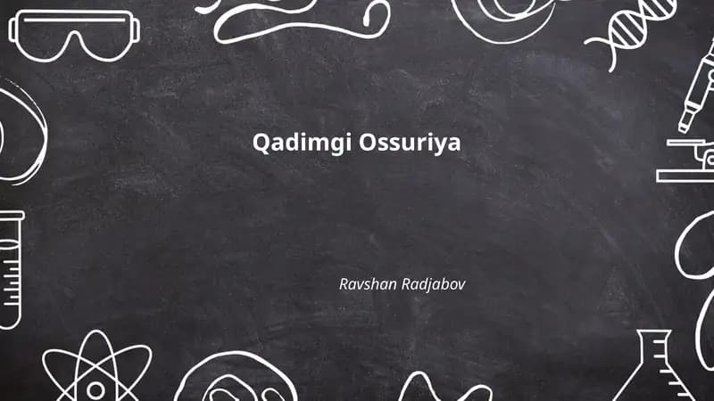 Qadimgi Ossuriya
