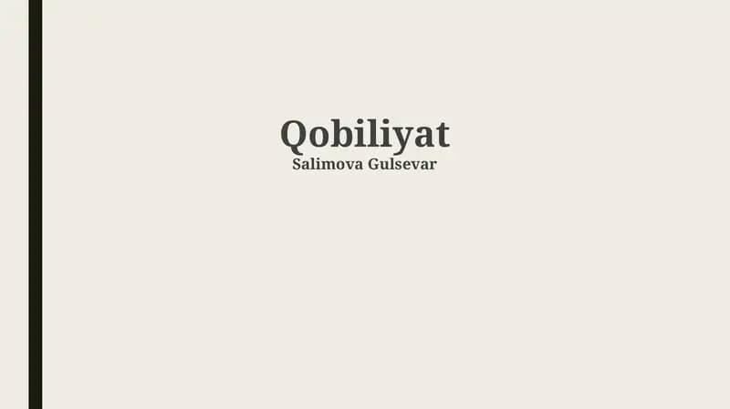 Qobiliyat