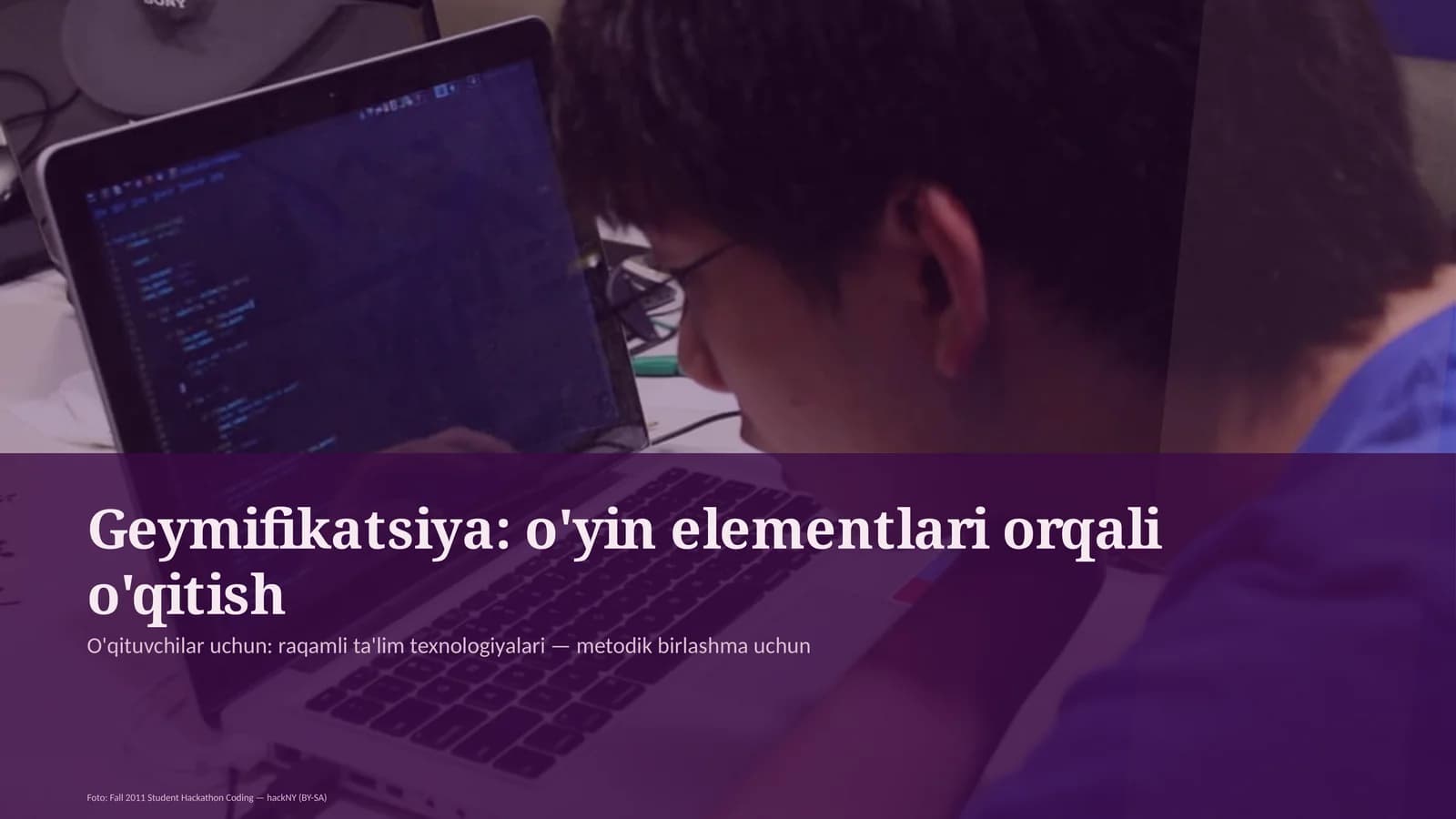 Geymifikatsiya: o'yin elementlari orqali o'qitish