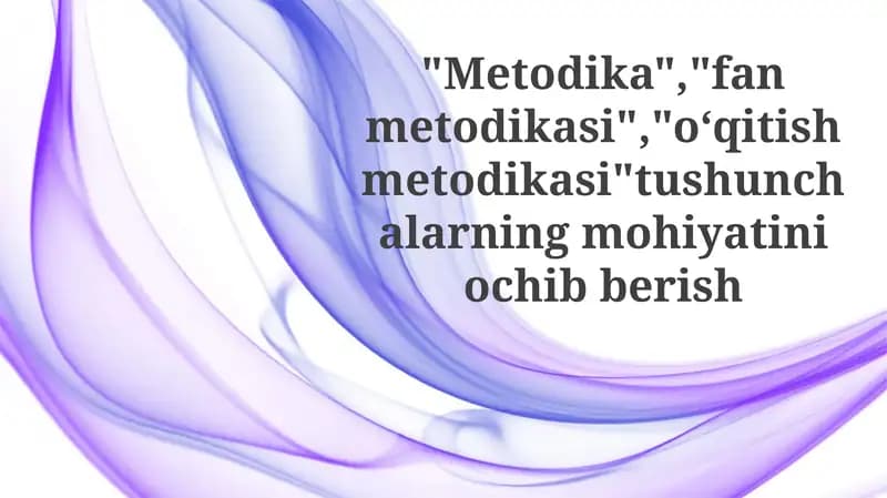 Metodika