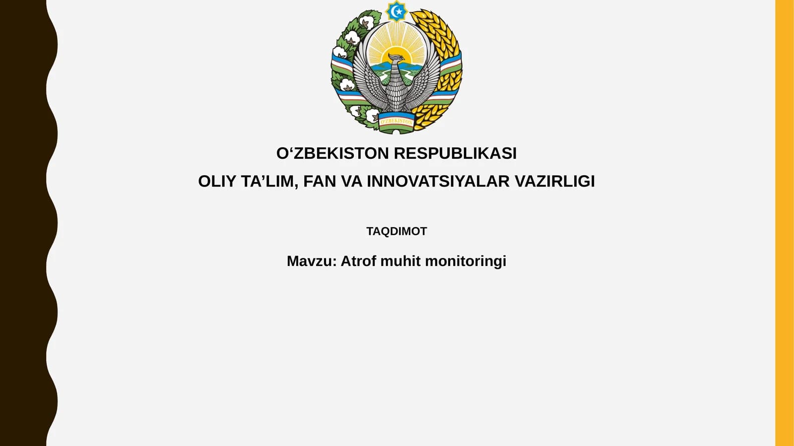 Atrof-muhit monitoringi
