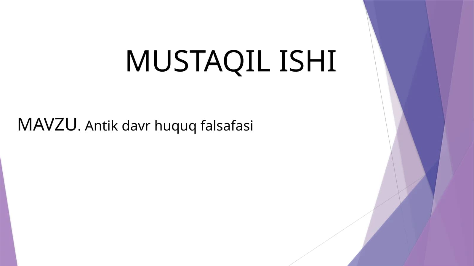 Antik davr huquq falsafasi