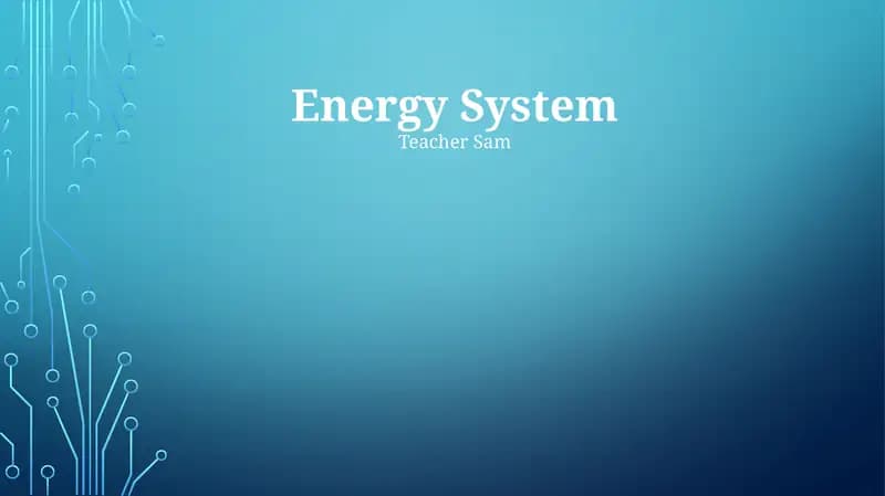Energy System