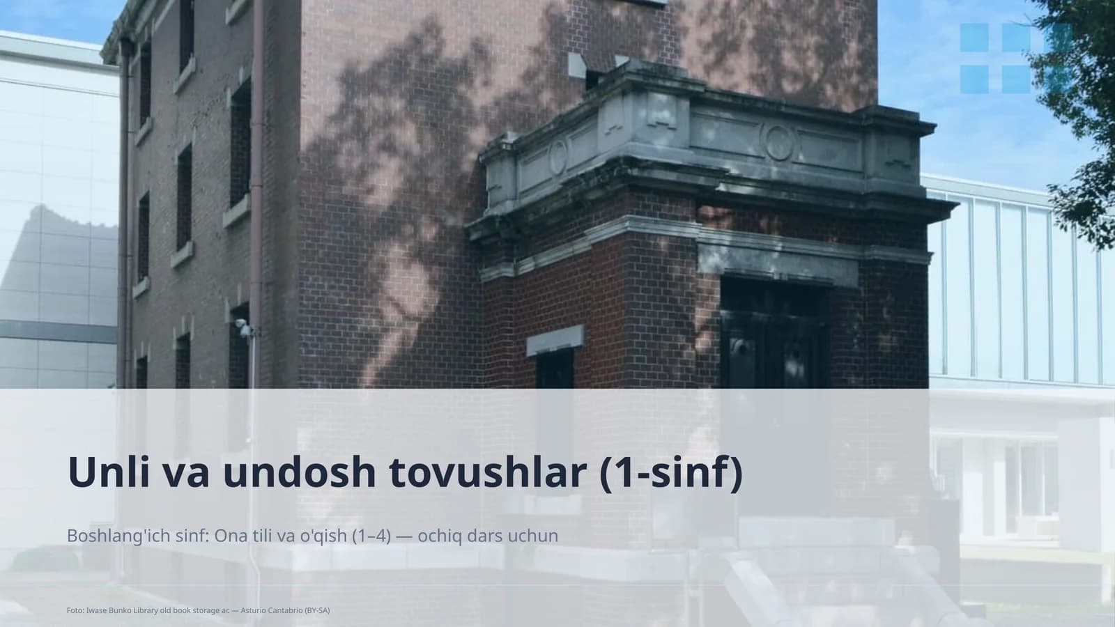 Ona tili va o'qish (1–4)