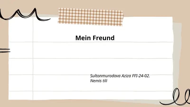 Mein Freund