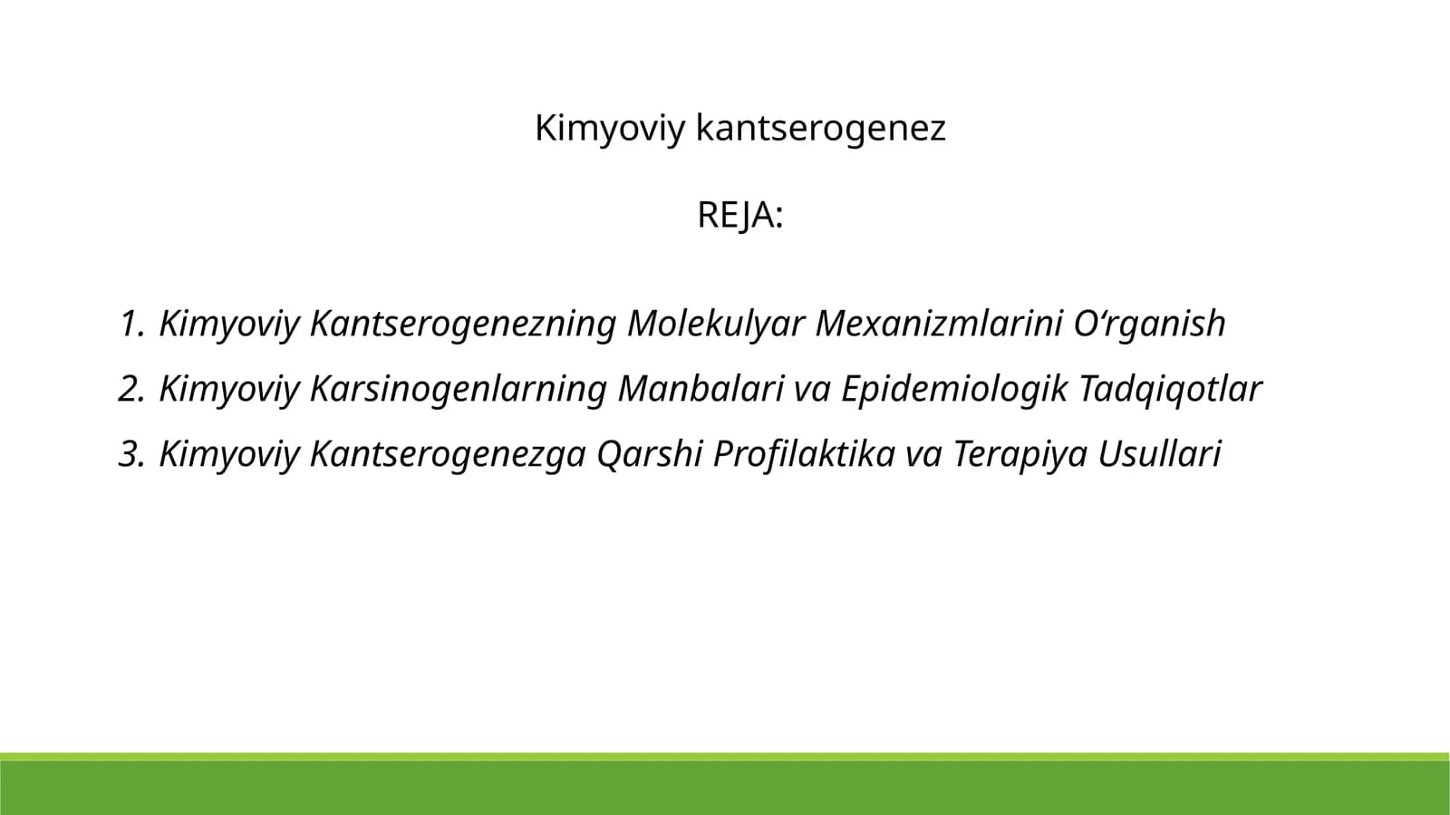 Kimyoviykantserogenez