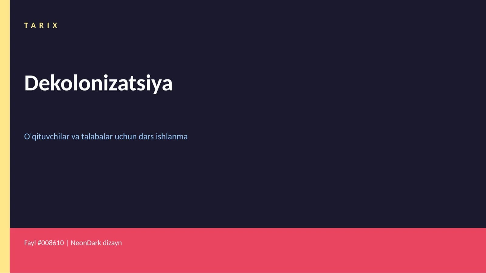 Dekolonizatsiya