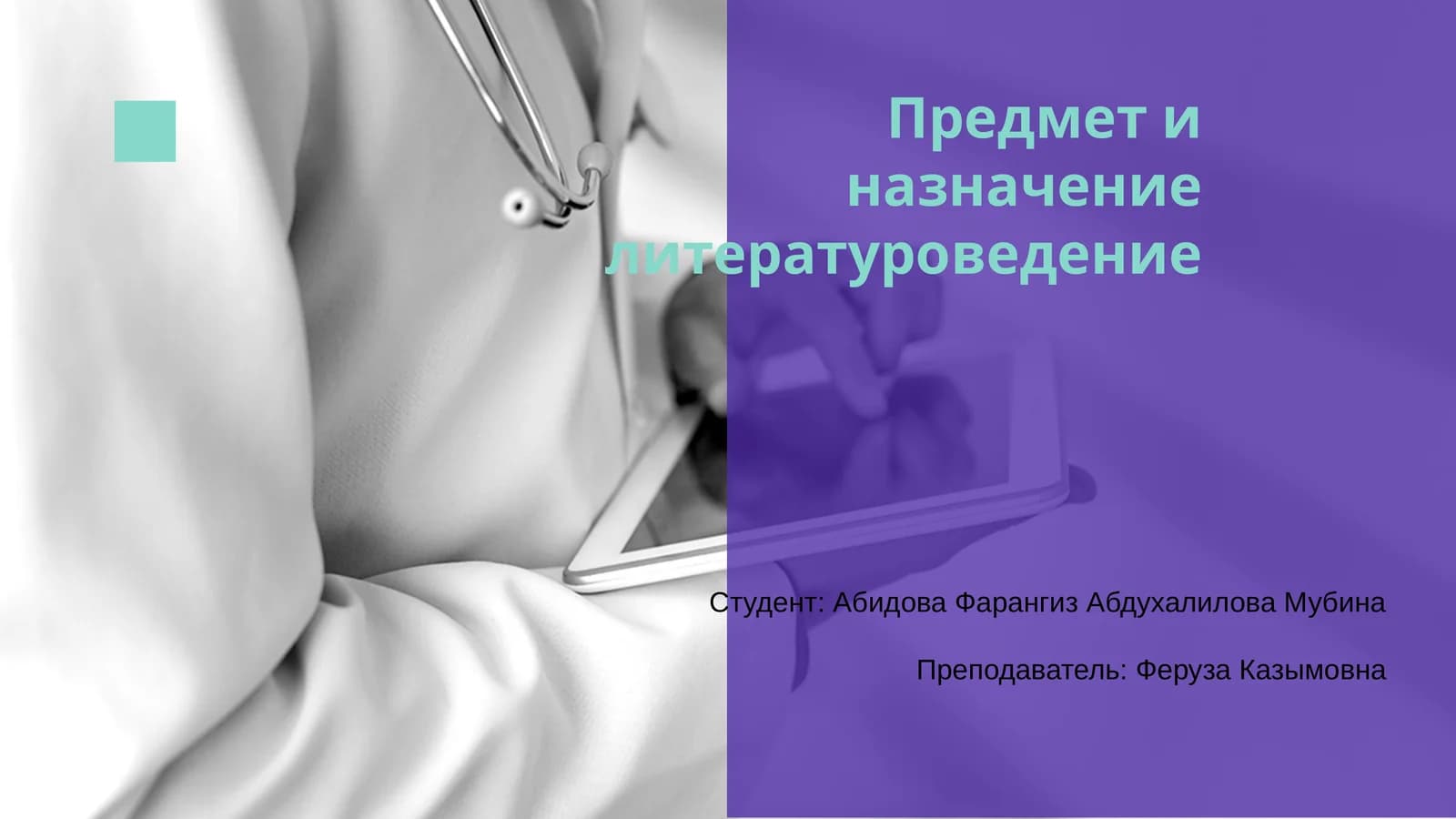Литературоведение