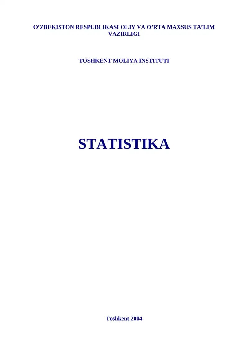 STATISTIKA