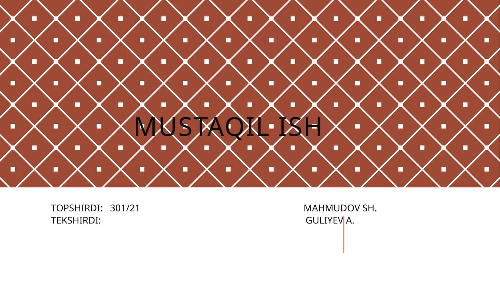 MATHCAD PAKETIDA DIFFERENSIAL TENGLAMALAR SIMVOLLARNI HISOBLASH