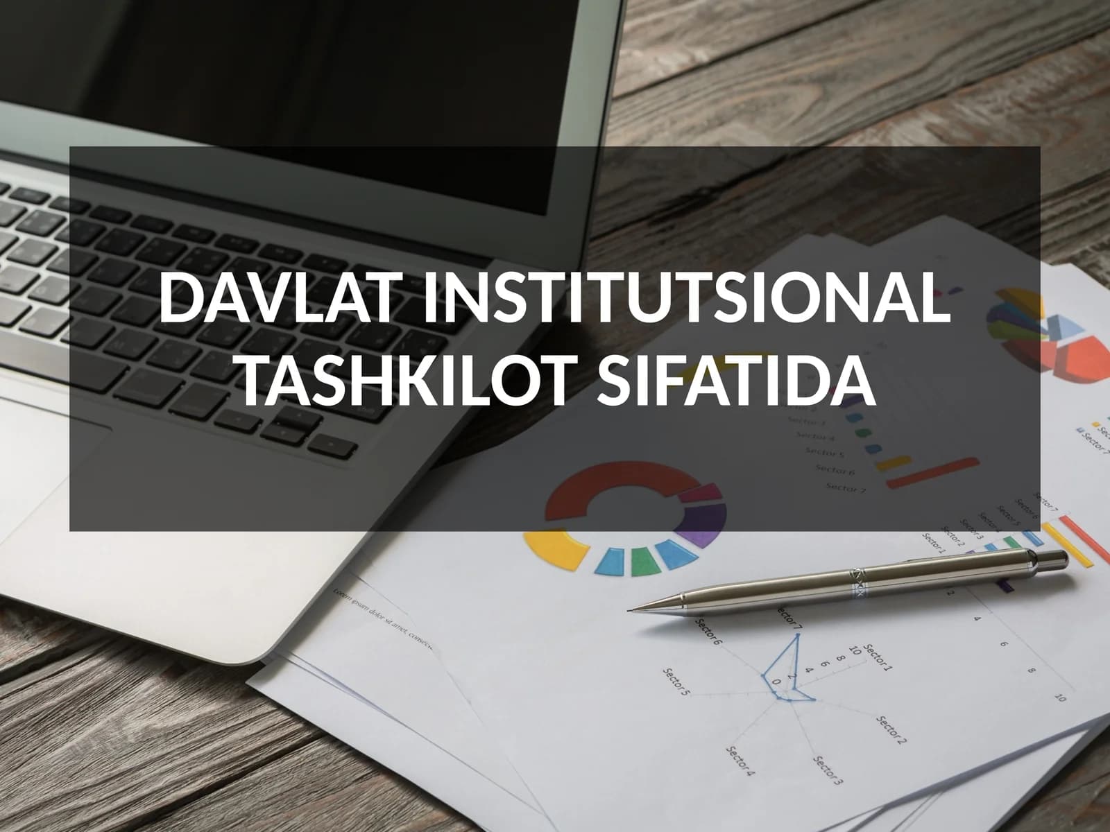DAVLAT INSTITUTSIONAL TASHKILOT SIFATIDA