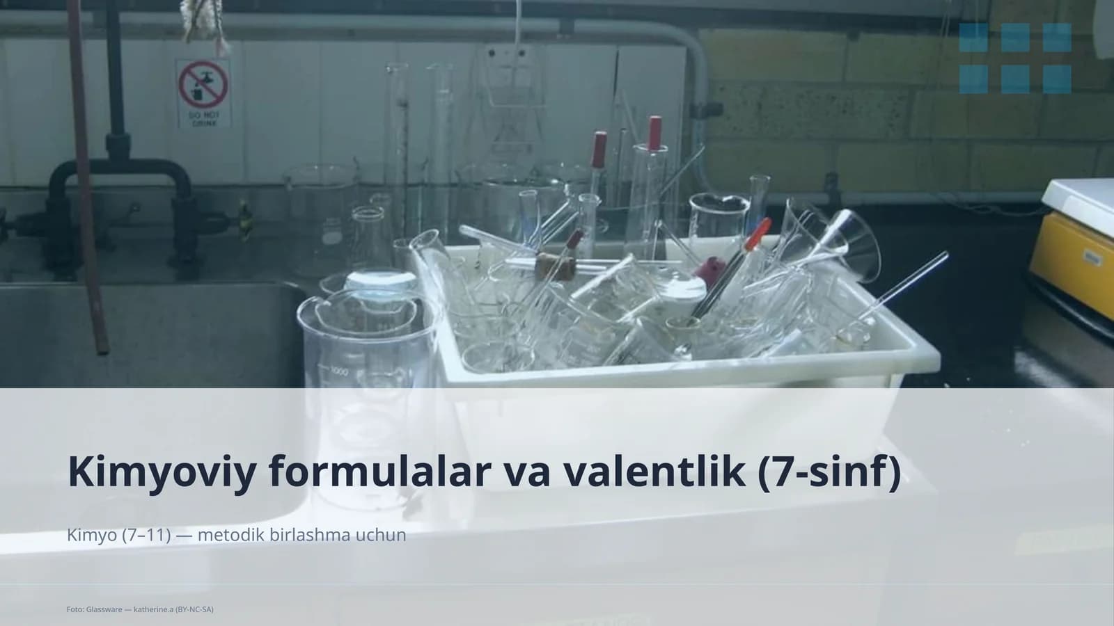 Kimyoviy formulalar va valentlik (7-sinf)