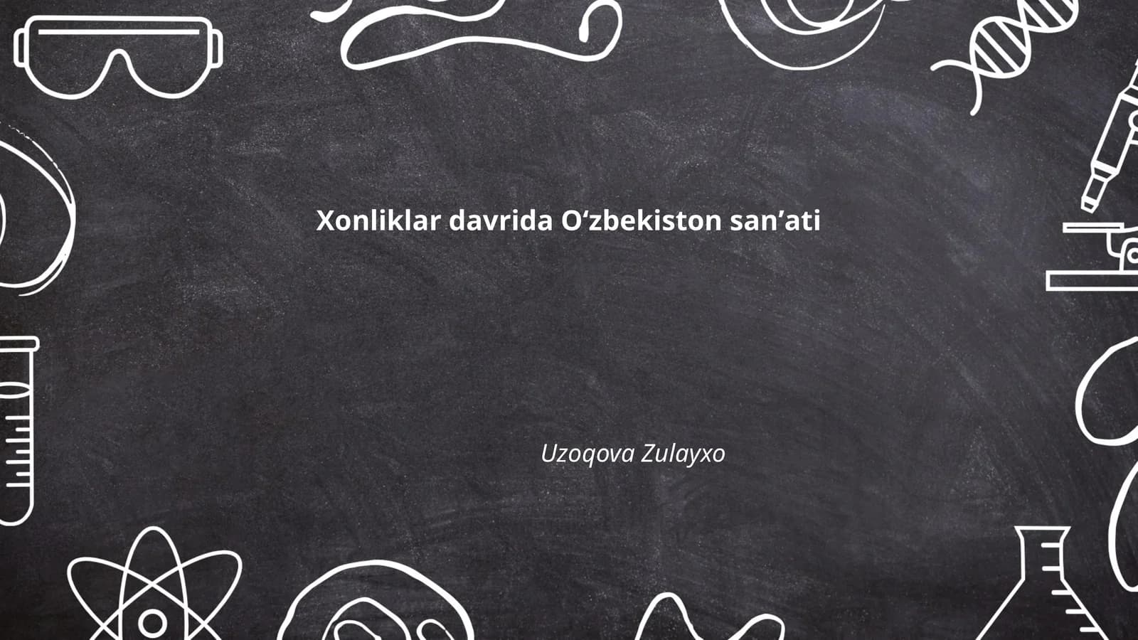 Xonliklar davrida Oʻzbekiston sanʼati