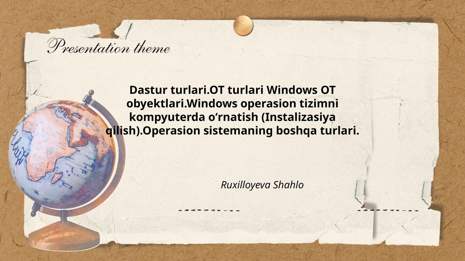 Dastur turlari