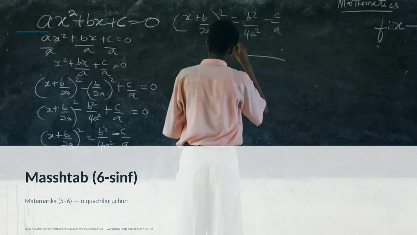 Masshtab (6-sinf)