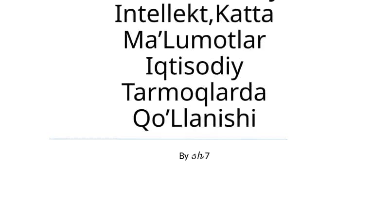 Moliya sohasida blokcheyn