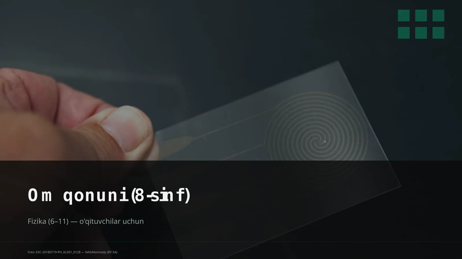 Om qonuni (8-sinf)