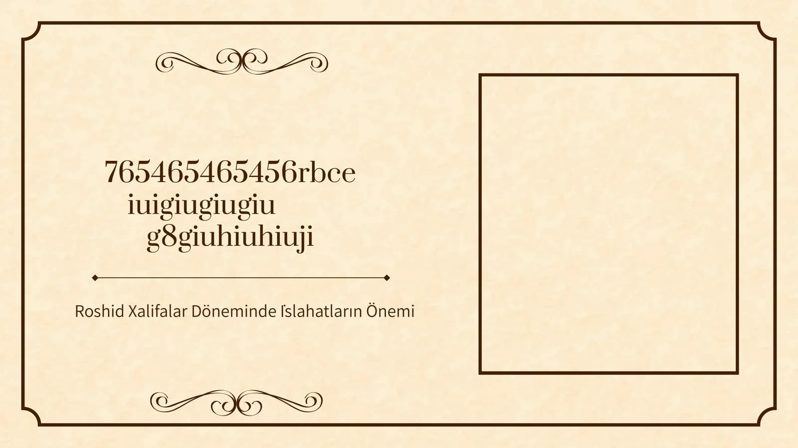 Roshid Xalifalar Döneminde İslahatların Önemi