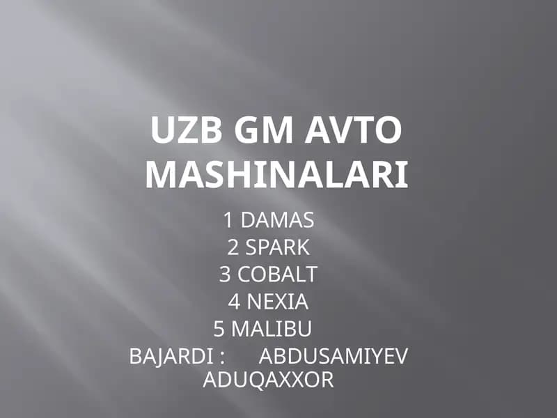 Chevrolet Damas