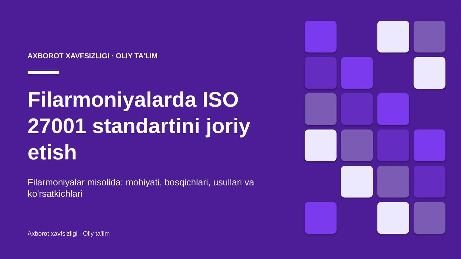 Filarmoniyalar misolida: mohiyati, bosqichlari, usullari va ko'rsatkichlari