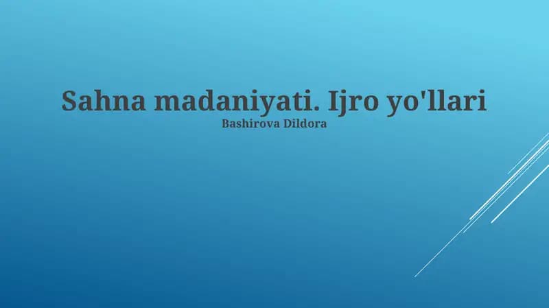 Sahna madaniyati