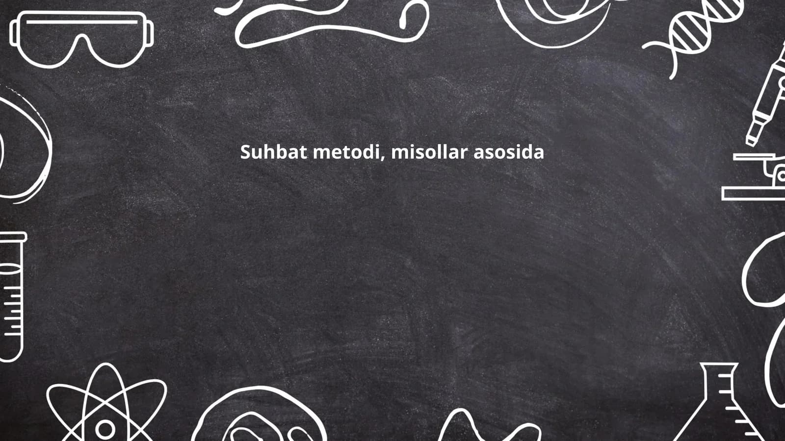 Suhbat metodi, misollar asosida