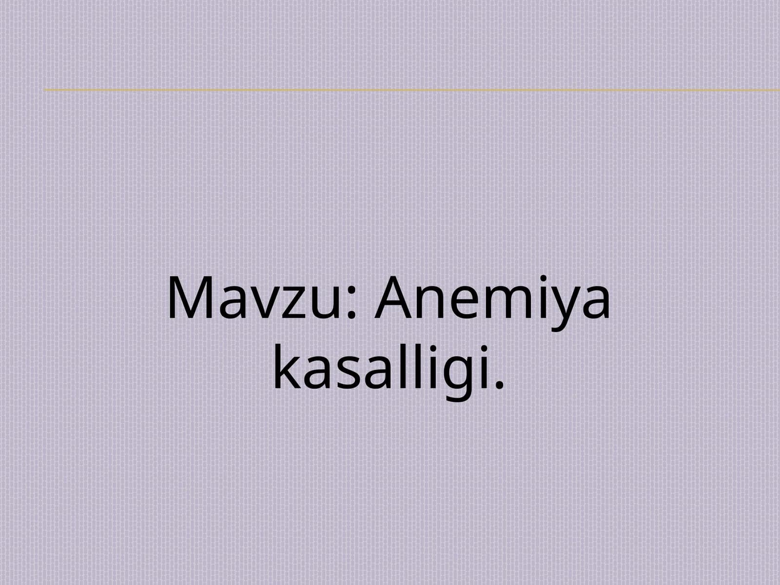 Anemiya