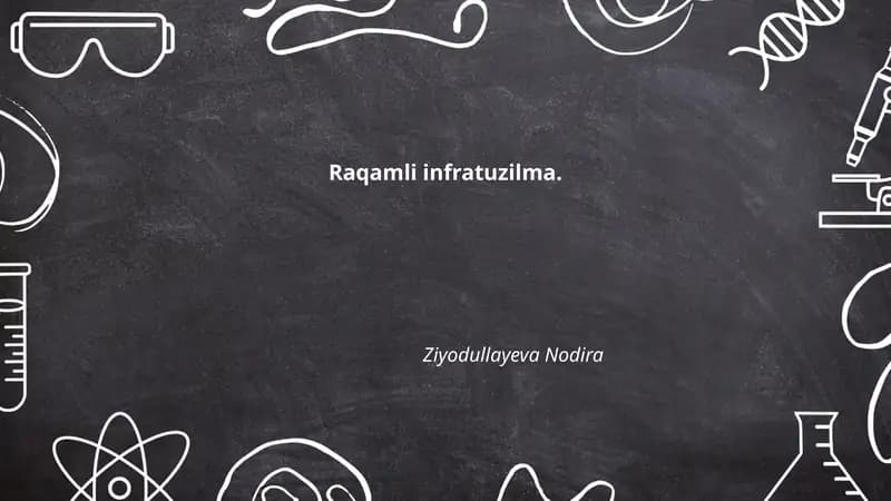 Raqamli infratuzilma tiplari