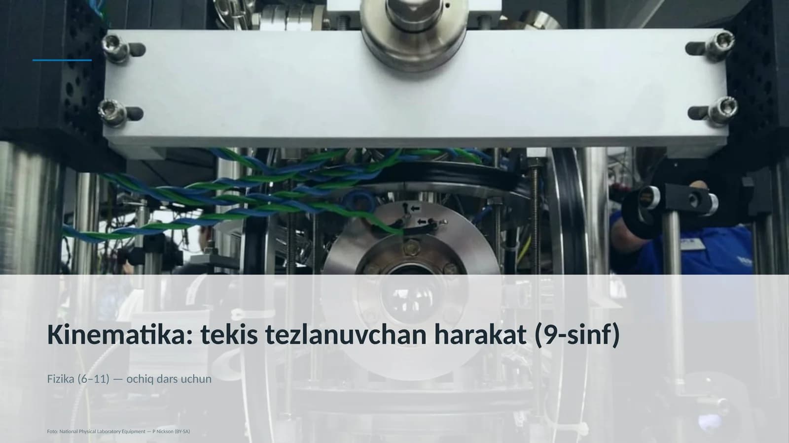 Kinematika: tekis tezlanuvchan harakat (9-sinf)