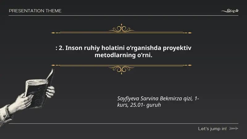Proyektiv Metodlar
