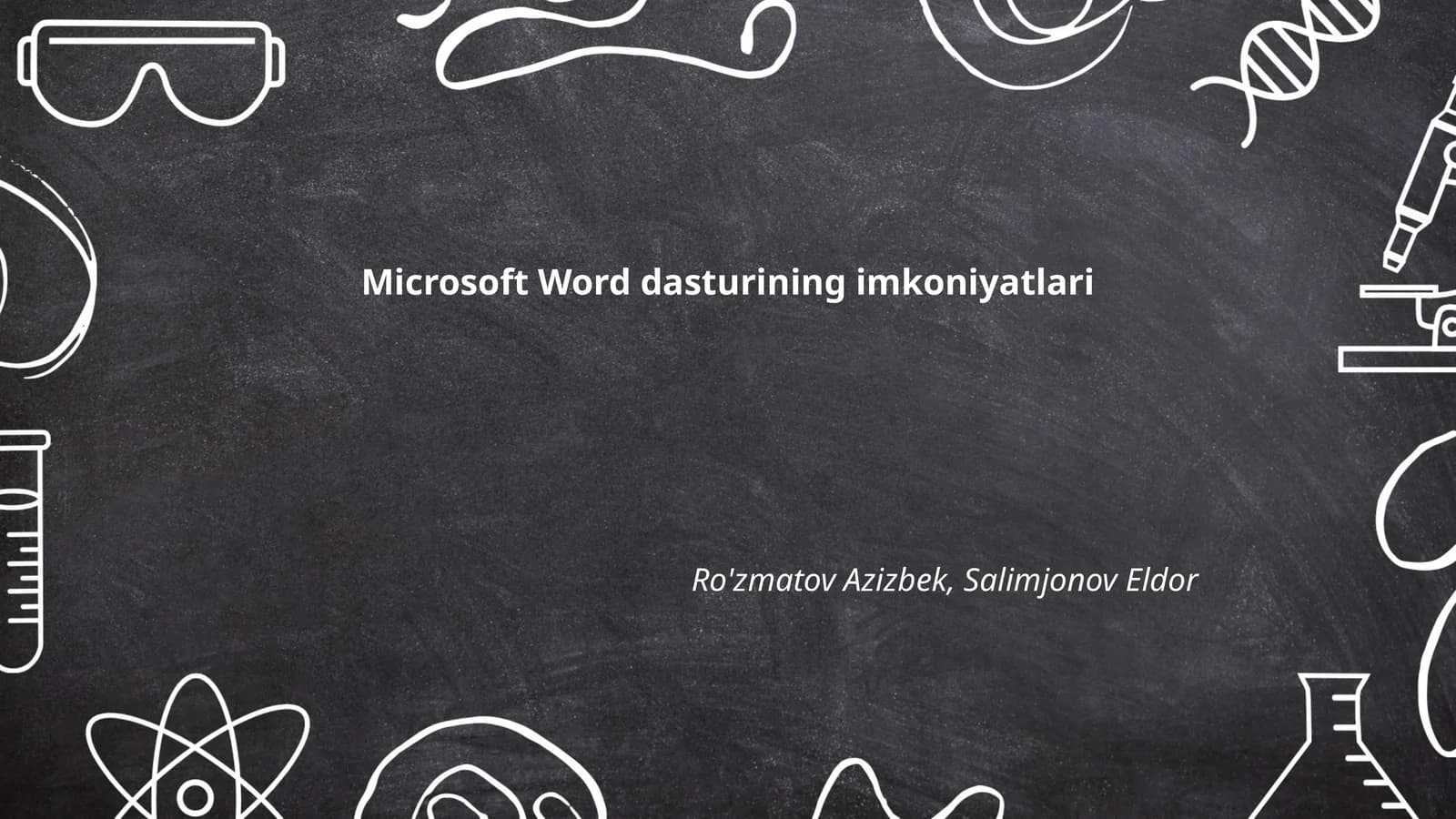 Microsoft Word dasturining imkoniyatlari