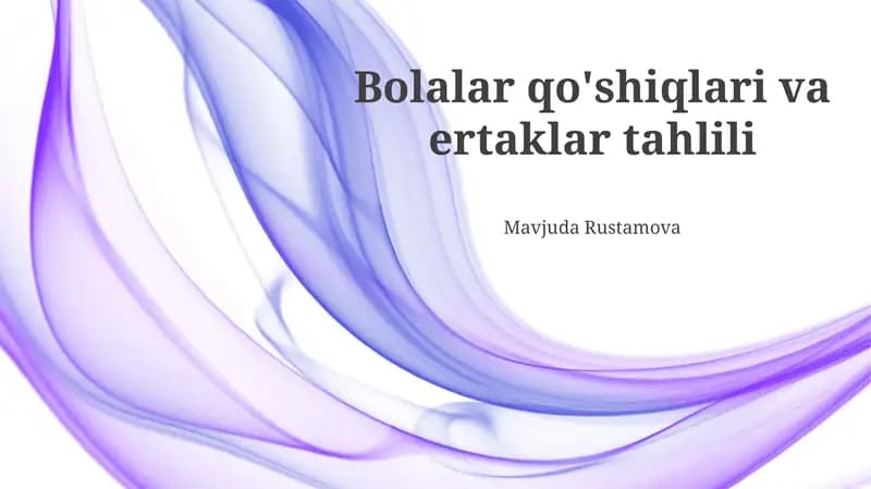 Ertaklar tahlili