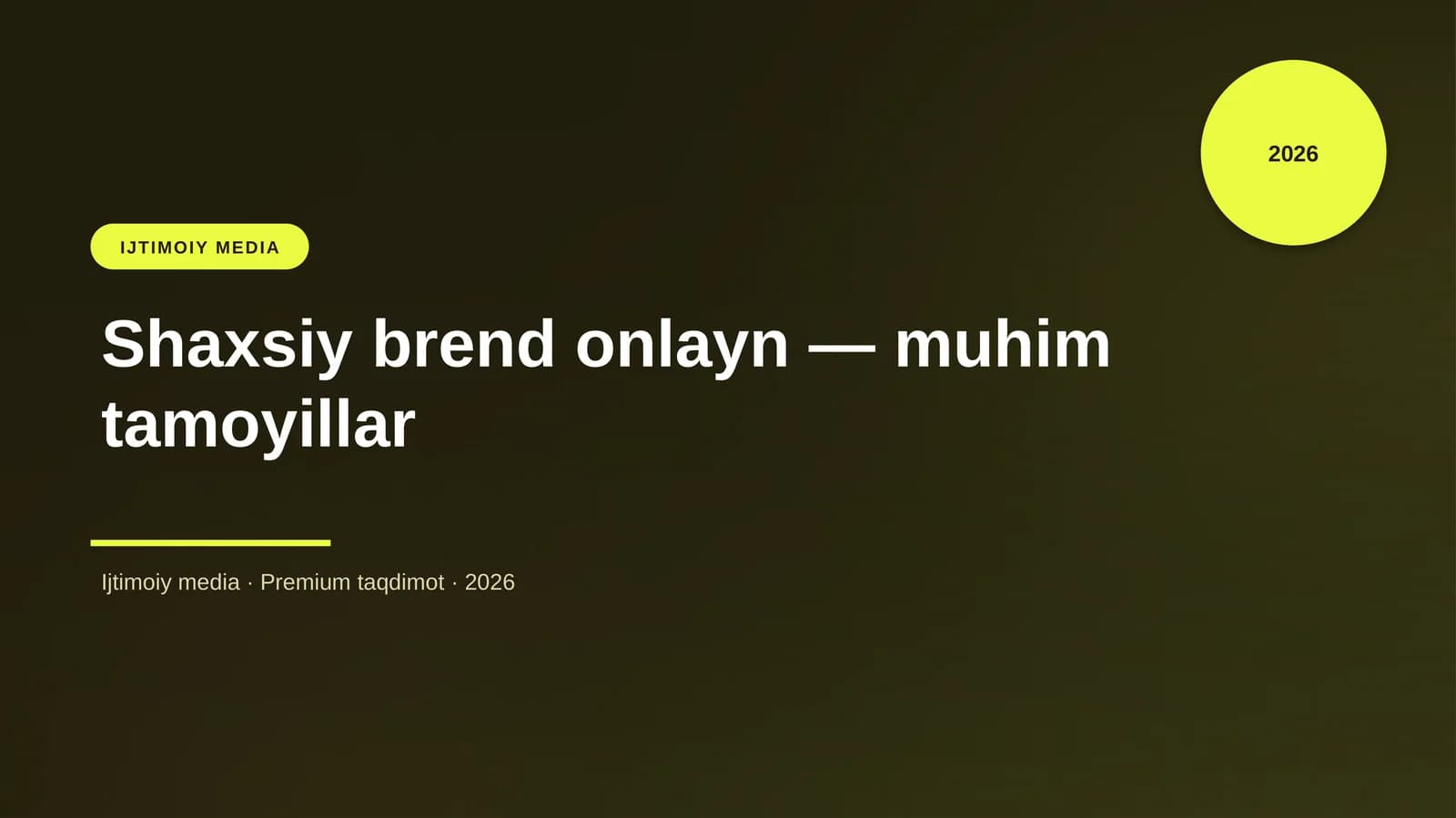 IJTIMOIY MEDIA