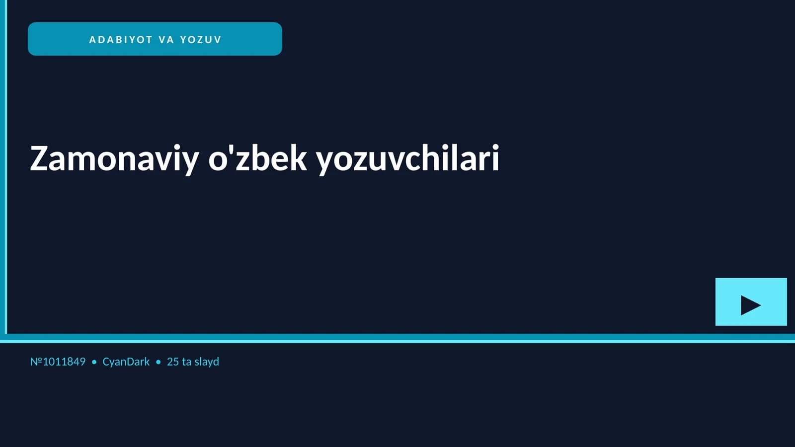 Zamonaviy o'zbek yozuvchilari