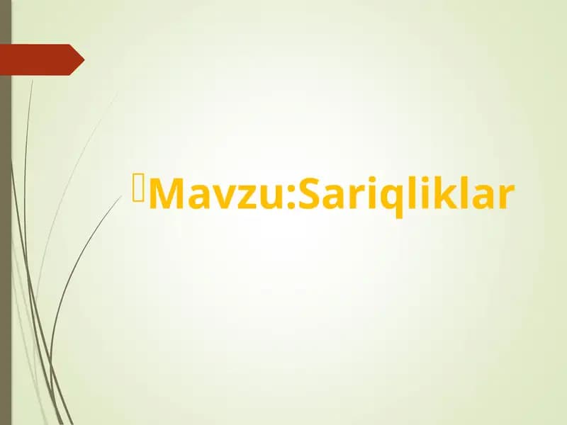 Sariqlik