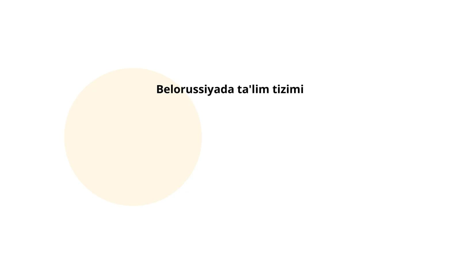 Belarusiyada ta'lim tizimi