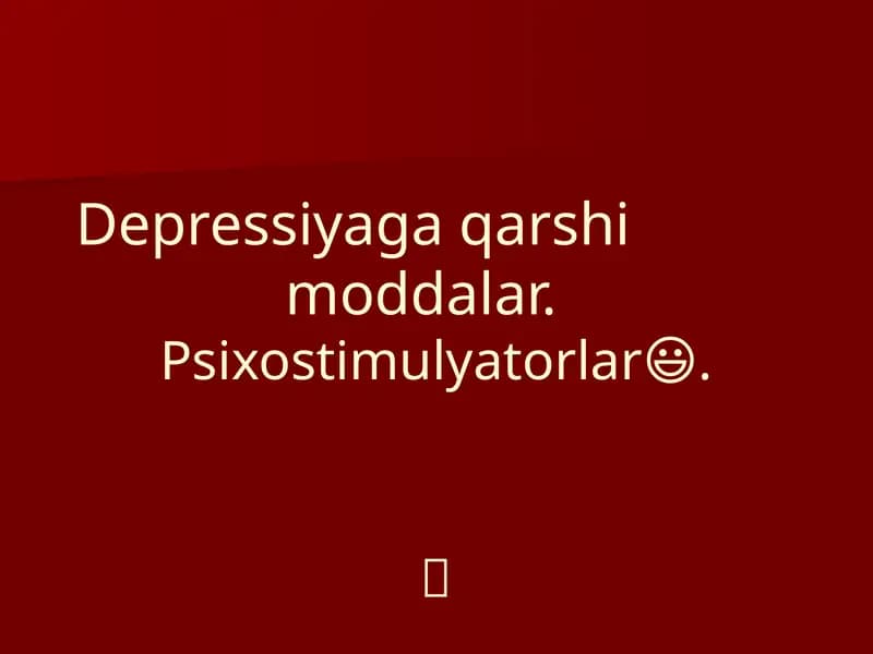 Antidepressantlar