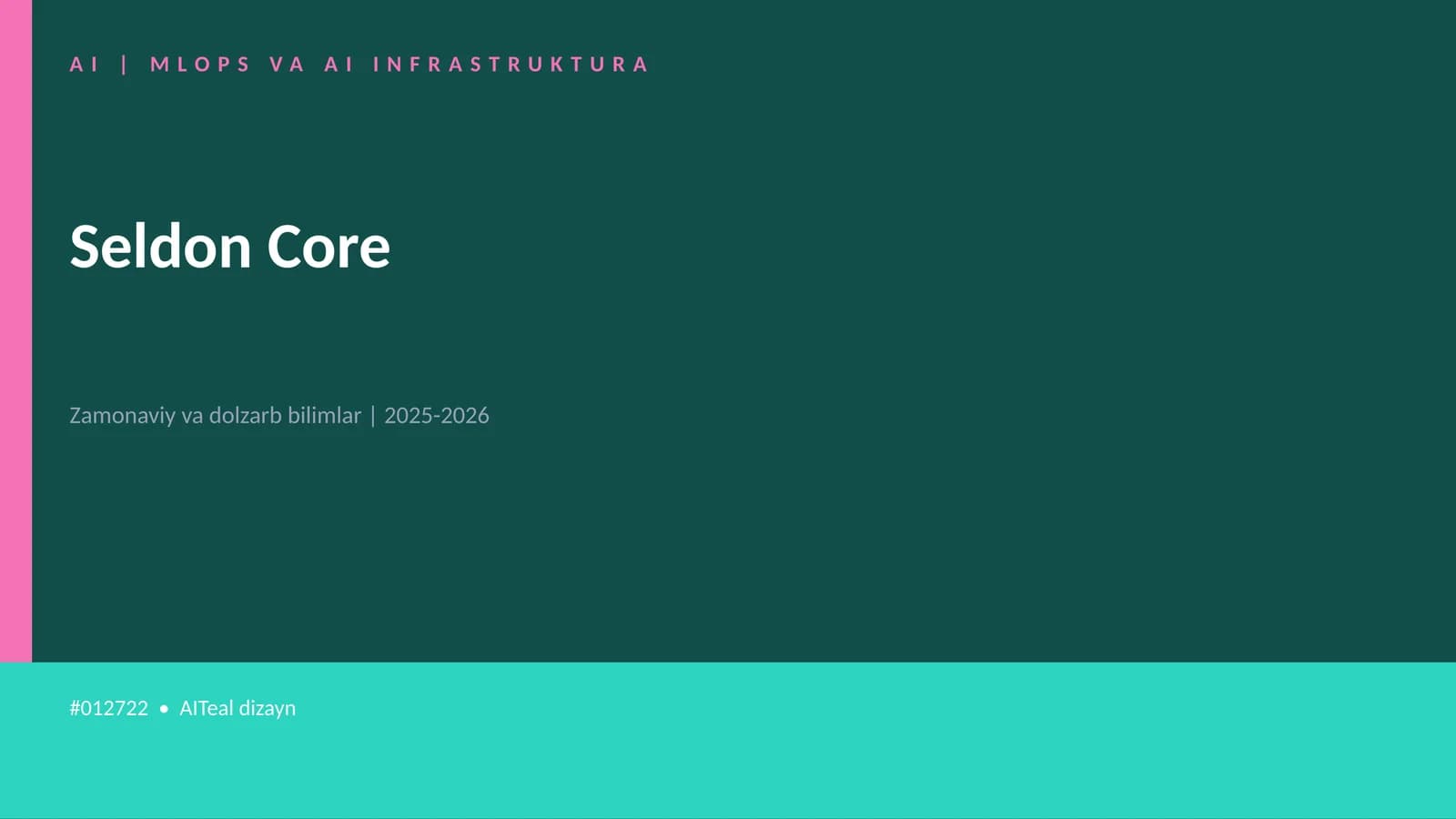 MLOPS VA AI INFRASTRUKTURA